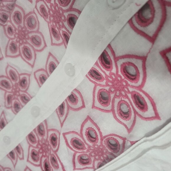 SUNDRESS Florine Dress‎ Florine Dress in Eyelet Pink - Size M/L - Picture 7 of 11